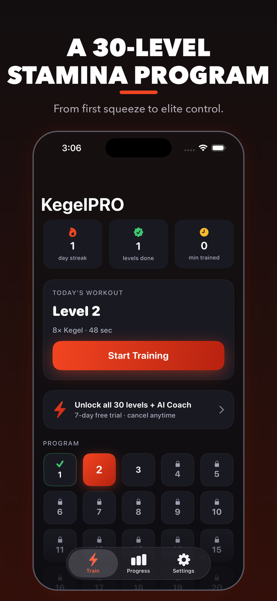 30-level program